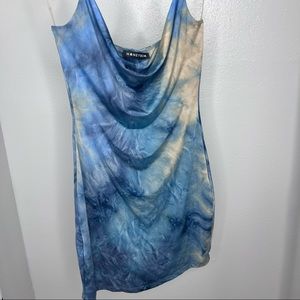 Honeybum Tie Die Mini Dress